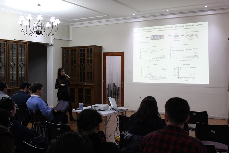 Seminario del IMII en la Universidad de Chile destacó nuevos hallazgos sobre el virus herpes simple tipo 1